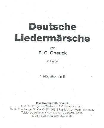 Deutsche Liedermärsche Band 2