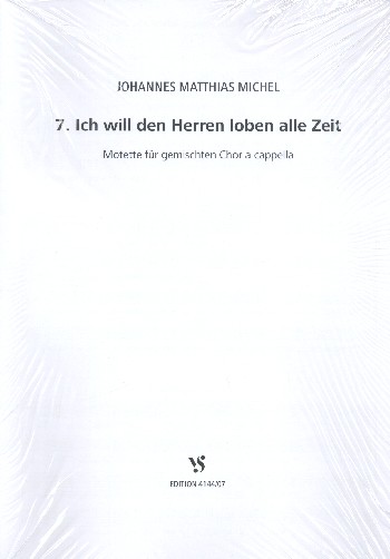 ICH WILL DEN HERREN LOBEN ALLE ZEIT