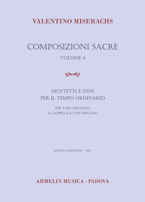 Composizioni Sacre, volume 4