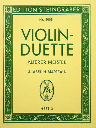 50 Violin-Duette älterer Meister Band 3 (1.-3. Lage)