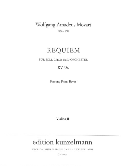 Requiem d-Moll KV626