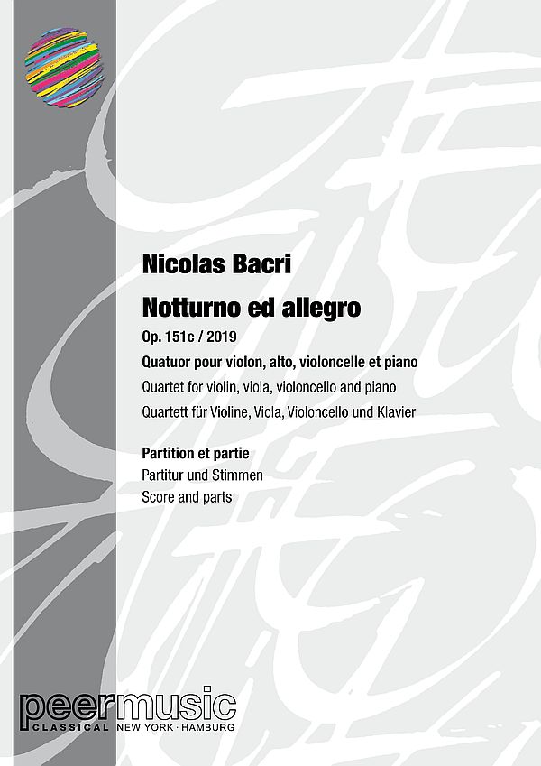 Notturno ed allegro op.151c