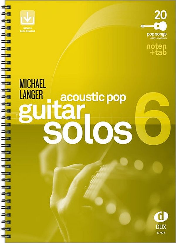 Acoustic pop guitar solos Vol.6 (+Online-Audio)