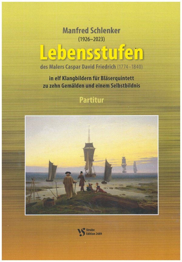 Lebensstufen des Malers Caspar David Friedrich (1774-1840)