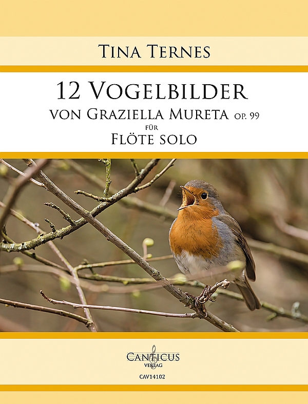 12 Vogelbilder von Graziella Mureta op.99