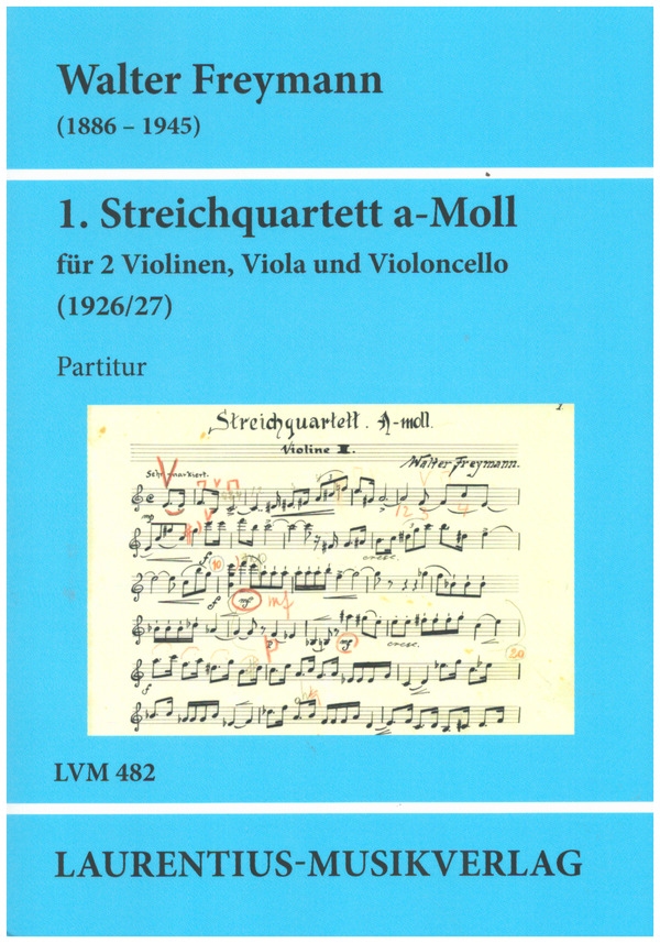 1. Streichquartett a-Moll (1926/27)