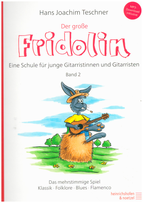 Der große Fridolin Gitarrenschule Band 2 (+mp3-Download)