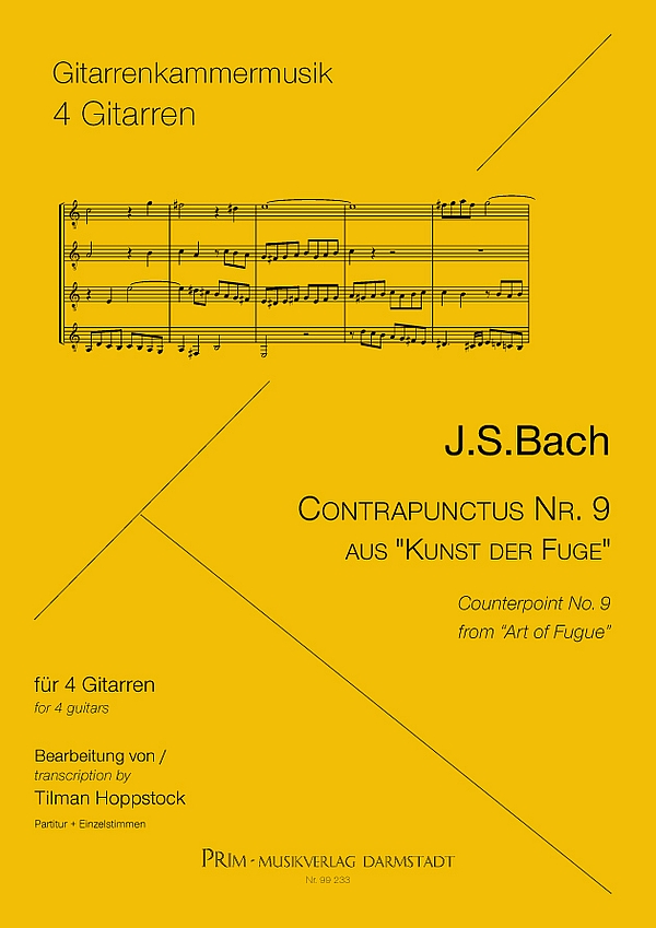 Contrapunctus Nr.9 aus "Kunst der Fuge"