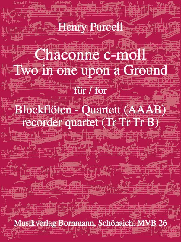 Chaconne c-moll "Two in one upon a Ground"