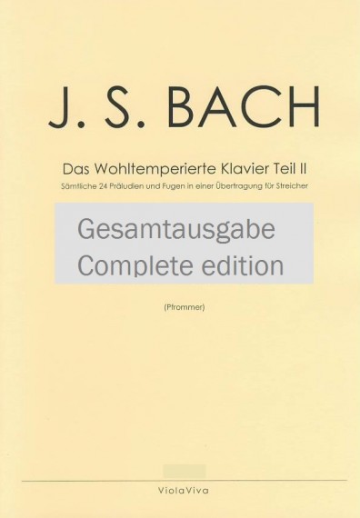VV602  J.S.Bach, wohltemperiertes Klavier 2, Heft 1-6