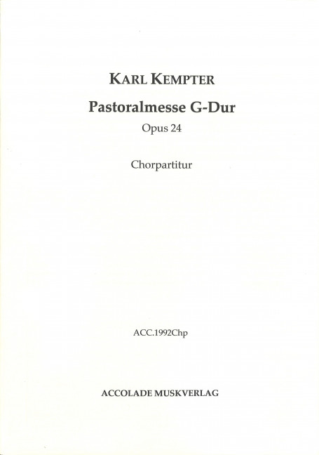 Pastoralmesse G-Dur op. 24