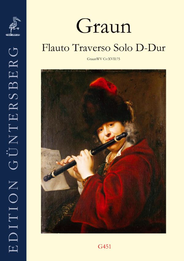 Flauto Traverso Solo D-Dur Graun WV Cv:XVII:75