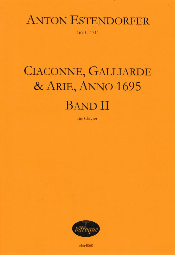 Ciaconne, Galliarde & Arie, Anno 1695 Band 2