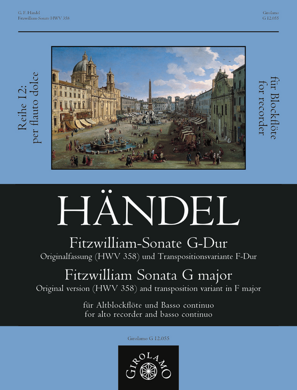 Fitzwilliam-Sonate G-Dur (HWV35) / Transpositionsvariante F-Dur