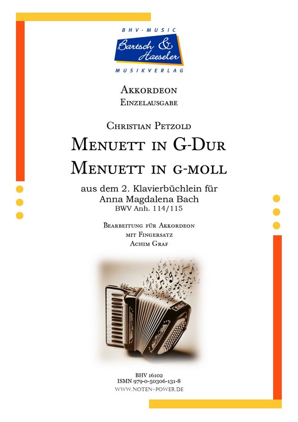 Menuett in G-Dur und Menuett in g-Moll