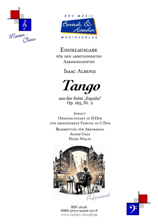 Tango aus der Suite "Espana" op. 165 Nr. 2