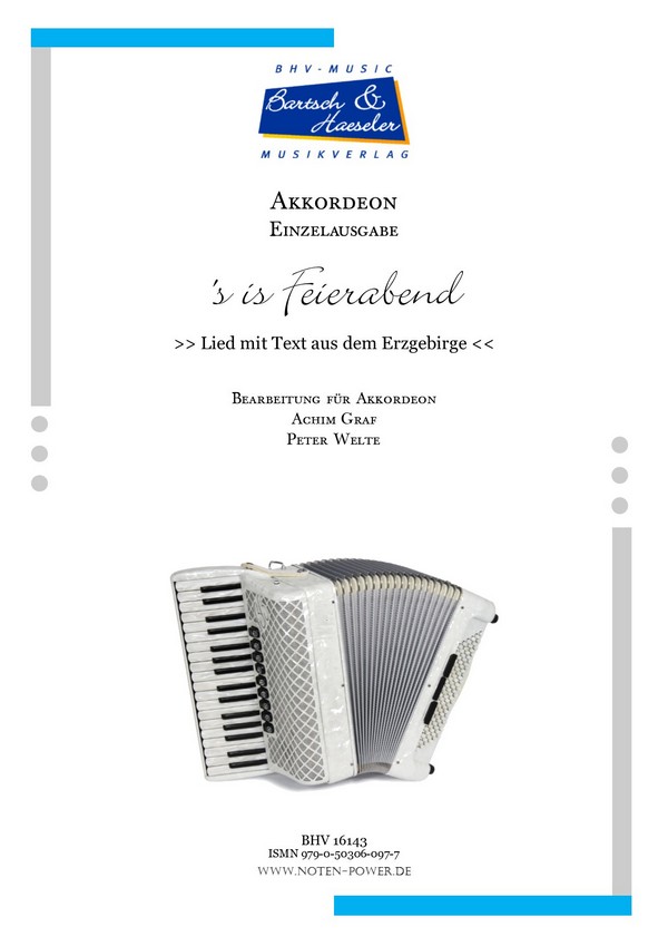 's is Feierabend (Lied mit Text aus dem Erzgebirge)