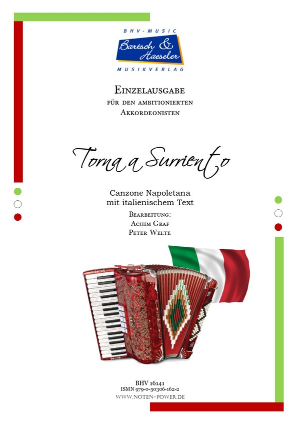 Torna a Surriento (Canzone Napoletana mit ital. Text)