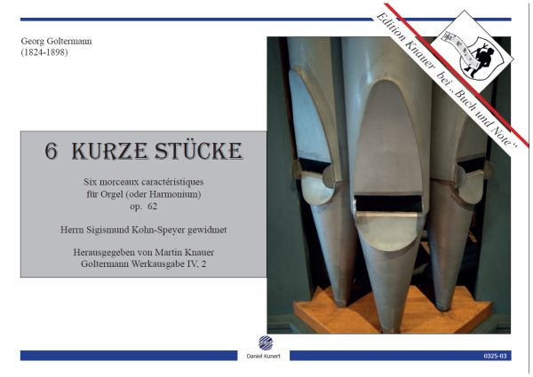6 kurze Stücke op.62 (6 Morceaux caractéristiques)