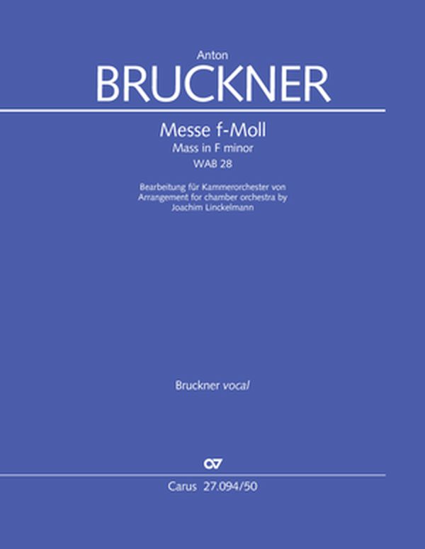 Messe f-Moll WAB 28