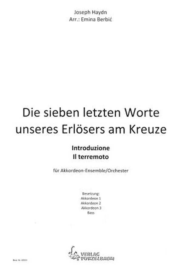 Die sieben letzten Worte unseres Erlösers am Kreuze