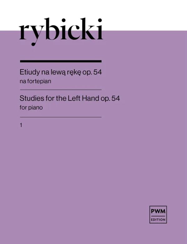 Studies for the Left Hand op.54 Vol.1