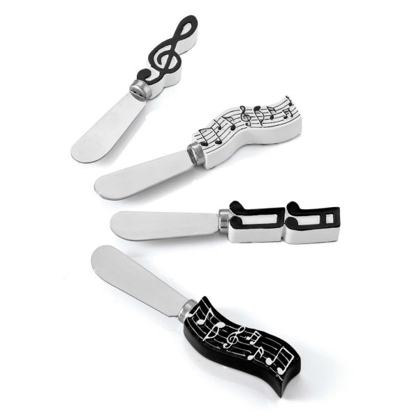 Messerset "Musik" - 4-teiliges musikalisches Messerset