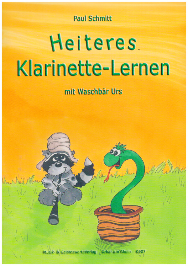 Heiteres Klarinette-Lernen mit Waschbär Urs