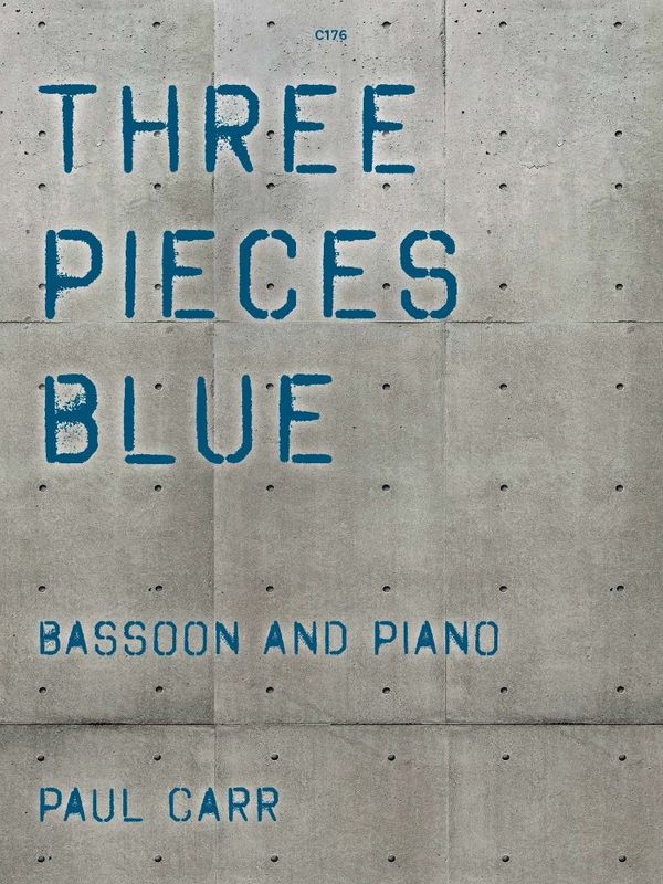 Three Pieces Blue. Bassoon and Piano