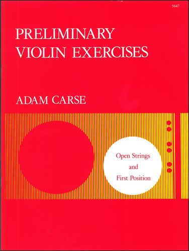 Preliminary Violin Exercises
