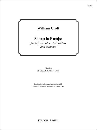 Sonata in F for 2 Rec, 2 Violins & Continuo