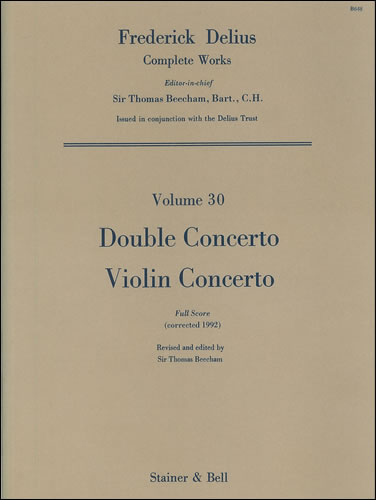 Double Concerto for Violin, Cello and Orchestra (ed Beecham)