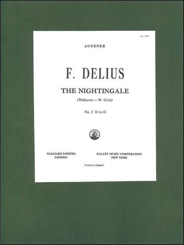 The Nightingale ('Sing! Sing!') (D - G)
