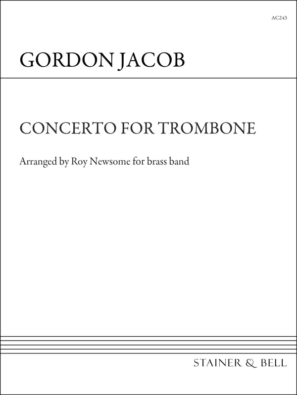 Concerto for Trombone arr Brass Band. Sc/Pts