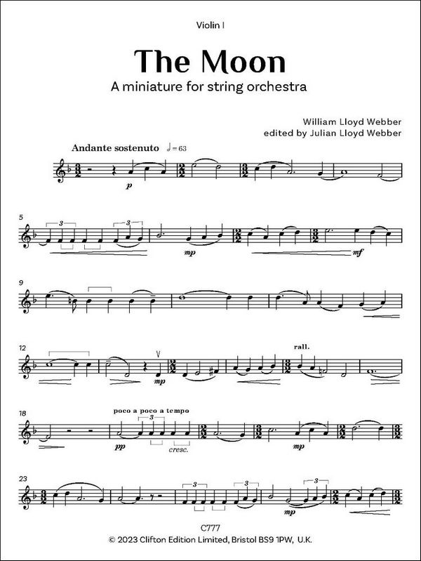 The Moon (Vioiln 1 part)