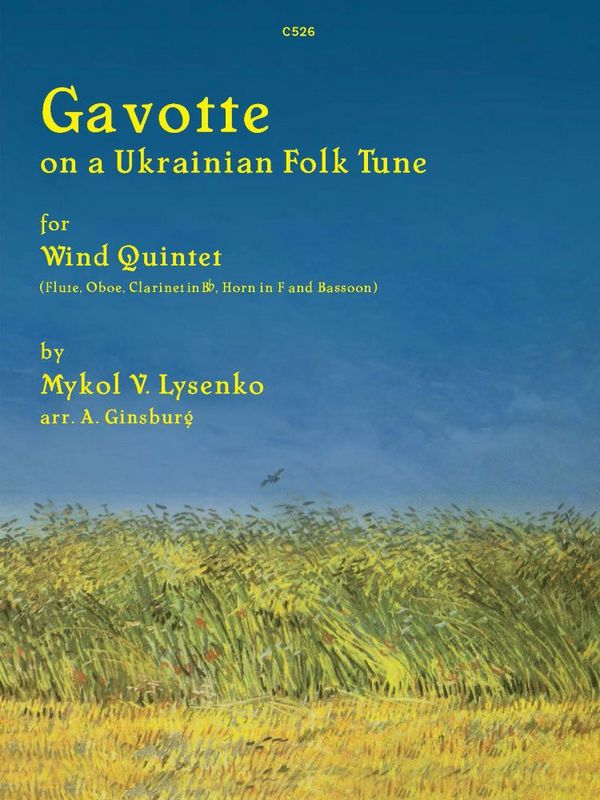 Gavotte on a Ukranian Folk Tune for Wind Quintet