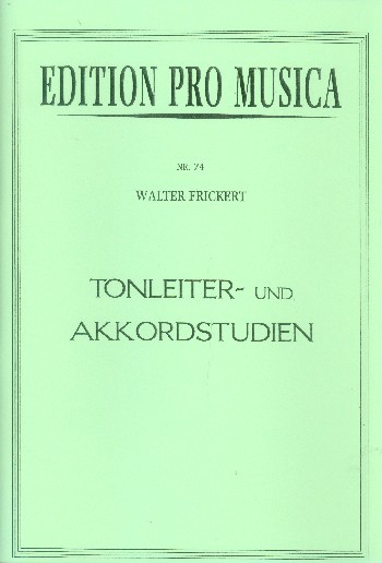 Tonleiter- und Akkordstudien