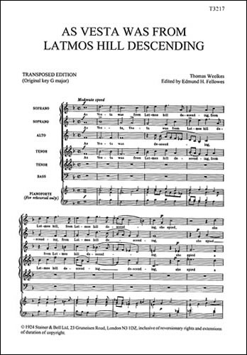 As Vesta was from Latmos Hill descending