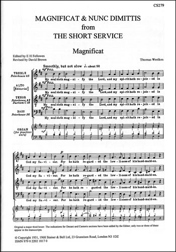 Magnificat and Nunc Dimittis (The Short Service)