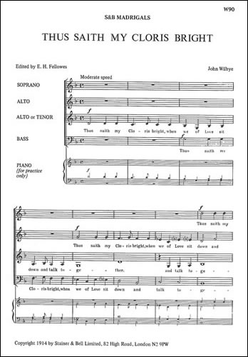 Thus saith my Cloris bright