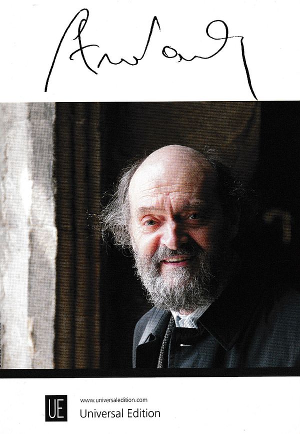 Arvo Pärt Jubiläumskatalog
