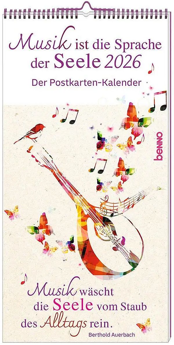 Kalender Musik ist die Sprache der Seele 2026