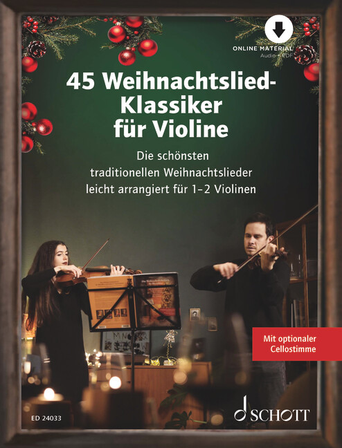 45 Weihnachtslied-Klassiker (+Online-Audio)