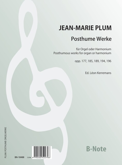 Posthume Werke  opp. 177, 185, 189, 194, 196