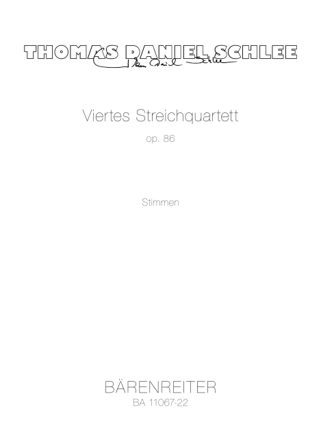 Viertes Streichquartett op.86