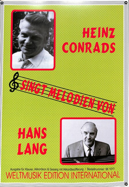 Heinz Conrads singt Melodien von Hans Lang