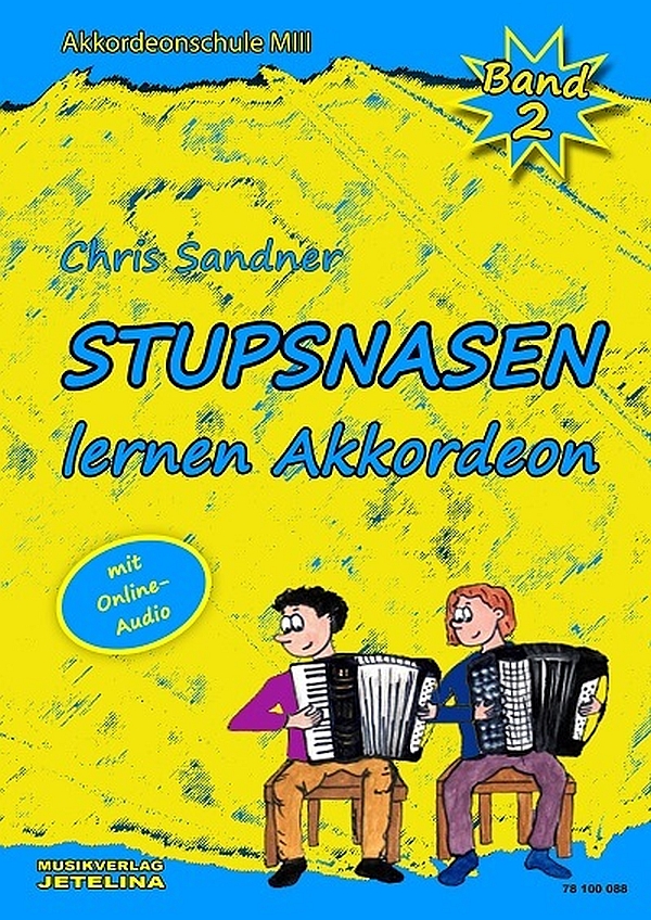STUPSNASEN lernen Akkordeon Band 2 (+Online-Audio)