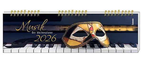 Kalender Wochenplaner Musik 2026