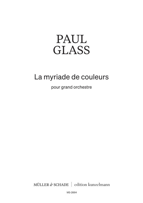 La myriade de couleurs