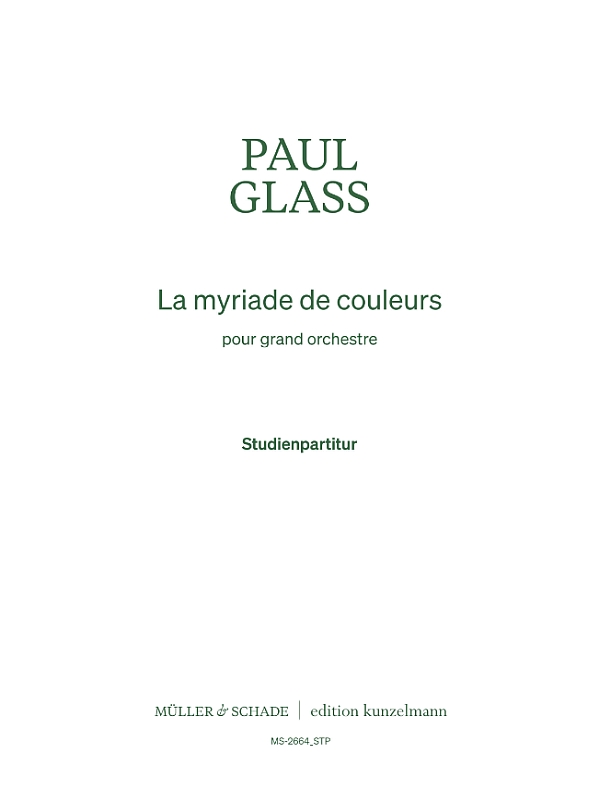 La myriade de couleurs